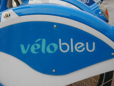 vélo bleu